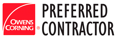 A red and black logo for professional construction.