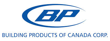 A blue and white logo of bp products of canada.